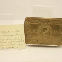 English Christmas box 1914 letter